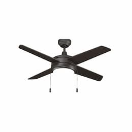 44-in 50W Europa II Ceiling Fan w/ LED Kit, 4-Bronze Blades, Bronze