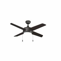 52-in 49W Europa IV Ceiling Fan w/ LED Kit, 4-Bronze Blades, Bronze