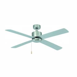 52-in 50W Aldea IV Ceiling Fan, 4-Nickel Blades, Nickel