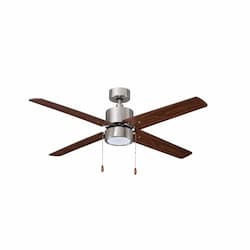 52-in 50W Aldea IV Ceiling Fan w/ LED, 4-Matte BLK Blade, Matte BLK