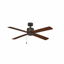 52-in 50W Aldea IV Ceiling Fan, 4-Walnut Blades, Oil Rubbed Bronze