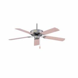 52-in 39W Royal Star Ceiling Fan, 5-Maple Blades, Brushed Nickel