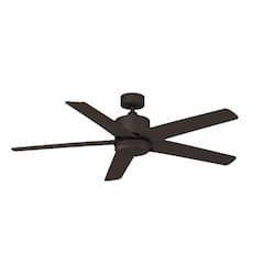 52-in 50W Aldea IX Ceiling Fan, 5-Bronze Blades, Oil Rubbed Bronze