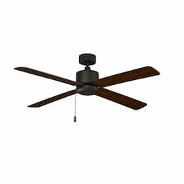 52-in 57W Aldea Ceiling Fan, 4-Walnut Blades, Oil Rubbed Bronze