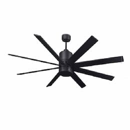 68-in Arctic II 8-Blade Ceiling Fan, Variable Speed, Wall Console, WH