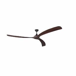 88-in 44W Rio Grande Ceiling Fan, 3-Walnut Blades, Oil Rubbed Bronze