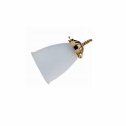 Glass Side Shade for Ceiling Fan Light Fitter, No Flare, Frosted