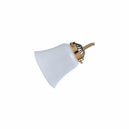 Glass Side Shade for Ceiling Fan Light Fitter, Flare, Opal