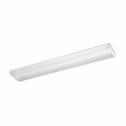 4-ft 35W LED Prismatic Wrap w/ BBU & MS, Narrow, 120V-277V, 4000K