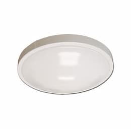 14-in 24W LED Flush Mount w/ Backup, Round, 120V, 3000K, White