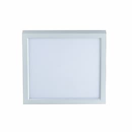 11-in 15W LED Flush Mount, Square, 988 lm, 120V, 4000K, White