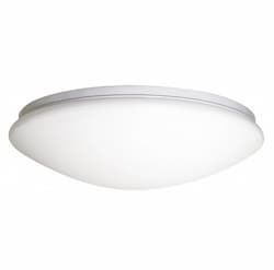 11-in 15W Dome Flush Ceiling Mount, 953 lm, 120V, 3000K, White