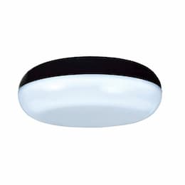 11-in 17W LED Outdoor Surface Mount, 800 lm, 120V, 3000K, Black