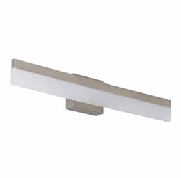 24-in 22W Edge-Lit LED Ribbon, 1542 lm, 120V, 3000K, Brushed Nickel