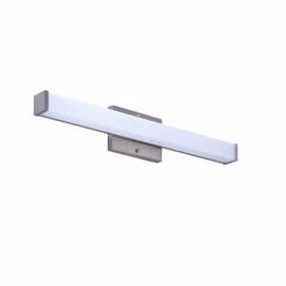 18-in 12W LED Vanity Light, Slim, 700 lm, 120V, 3000K, Brushed Nickel