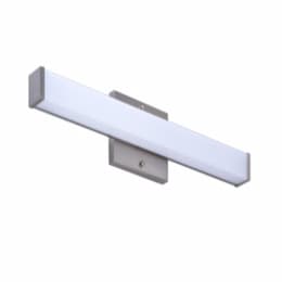 12W 18-in LED Slim Profile Square Linear Vanity Light, 3000K, MB