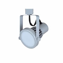 4-in 12W LED Track Light Head, H Track, 800 lm, 120V, 3000K, Aluminum