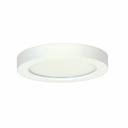 7-in 14W LED Slim Disk Light, Round, 920 lm, 120V, 3000K, Black