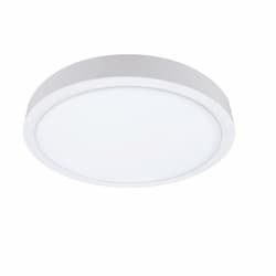 18.5W 9-in LED Slim Round Disk, Dimmable, HO-90CRI, 3000K, White