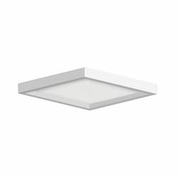 7-in 15W LED Surface Mount, Square, 907 lm, 120V, 3000K, White