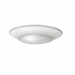 6-in 15W LED Retrofit Low Profile Disk Light, 899 lm, 120V, 3000K, WHT