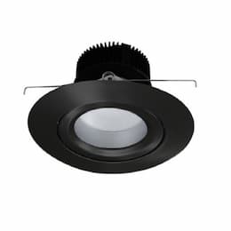 6-in 13W LED Downlight Module, Gimbal, 120V, 3000K, Black