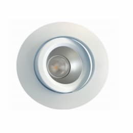 Royal Pacific 15W 6-in LED Gimbal Downlight w/ Trim, 120V-277V, 3000K, White