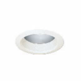 4-in Haze Reflector Trim w/ Baffle, White