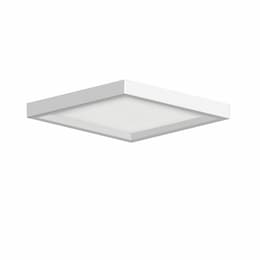 5-in 10W LED Surface Mount, Square, 625 lm, 120V, 4000K, White