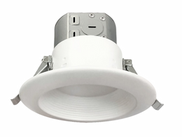 Royal Pacific 4-in 12.7W LED Retrofit J-Box Downlight, 805 lm, 120V, 3000K, White