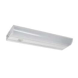 12-in 5W LED Undercabinet Light, 315 lm, 120V, 3000K, Brushed Aluminum