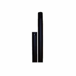 12-in Downrod for Ceiling Fans, 1/2-in Diameter, Matte Black