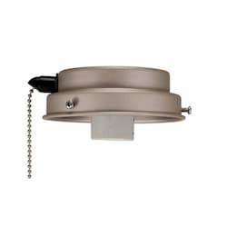 9.5W LED Ceiling Fan Light Fitter, E26, 1-Light, 120V, 3000K, Bronze