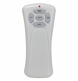 Hand-Held Fan Remote Control w/ Receiver, 3-Speed, AC