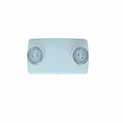 1.4W LED Emergency Light, Wide, Remote Capable, 247 lm, 120V-277V