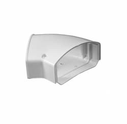 3-in Cover Guard Lineset Cover Elbow, 45 Degree, White