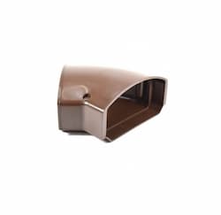 3-in Cover Guard Lineset Cover Elbow, 45 Degree, Brown
