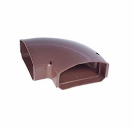 3-in Cover Guard Lineset Cover Elbow, 90 Degree, Brown