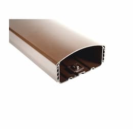 6.5-ft Cover Guard Lineset Cover Duct, 3-in Diameter, Brown