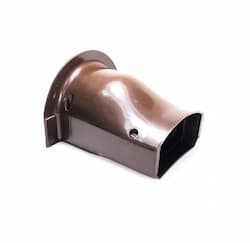 3-in Cover Guard Lineset Cover Soffit Inlet, Brown