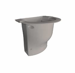 3-in Cover Guard Lineset Cover Soffit Inlet, Gray