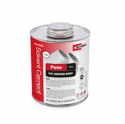 1 Qt. Pete 602L Low-VOC Solvent Cement