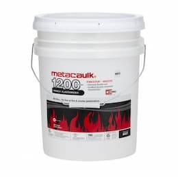 5 Gal. Metacaulk 1200 Spray Firestop Sealant, Caulk Grade, White