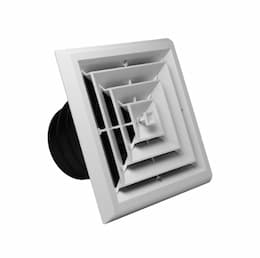 6x6 TRUaire Retrofit Diffuser, 4-Way