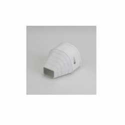3.5-in Fortress Lineset Cover End Fitting, White
