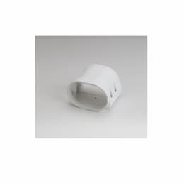 3.5-in Fortress Lineset Cover Flex Adaptor, White