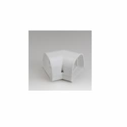 3.5-in Fortress Lineset Cover Flat Ell, 45 Degree, White