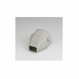 3.5-in Fortress Lineset Cover End Fitting, Ivory