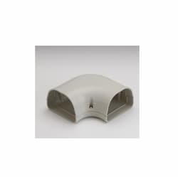 3.5-in Fortress Lineset Cover Flat Ell, 90 Degree, Ivory