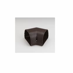 3.5-in Fortress Lineset Cover Flat Ell, 45 Degree, Brown
